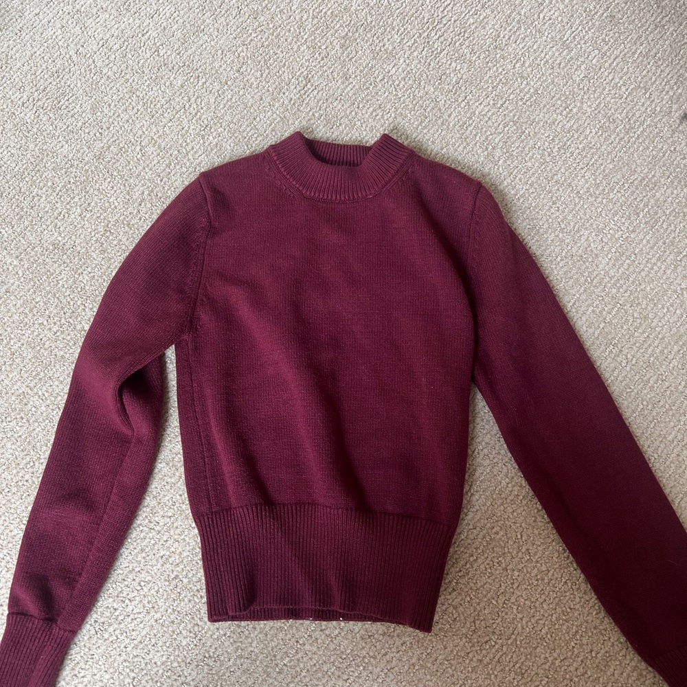 Women's Burgundy Sweater